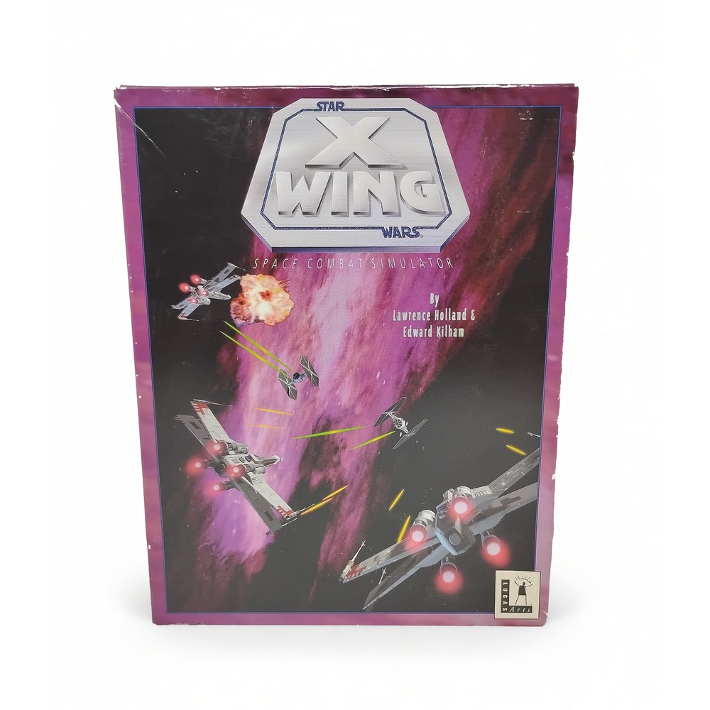 Star Wars X-Wing PC 1992 Big Box Game LucasArts DOS Simulation Retro Floppy Disk